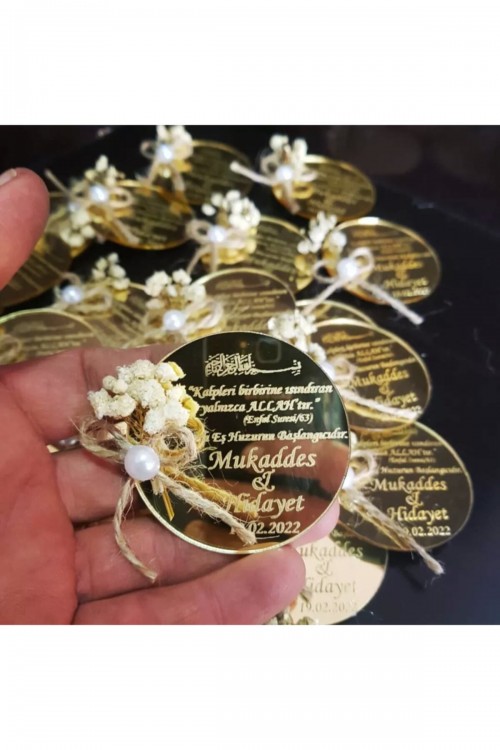Pleksi Magnet, Düğün, Nişan, Kına, Hediyelik 25 Adet