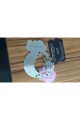 Pleksi Kız Bebek Nazar Dualı Magnet 25 Adet Pembe Süslü