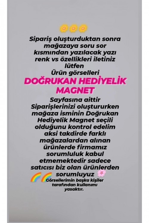 Diş Buğdayı Diş Partisi Yenidoğan Doğum Günü Magnet Hediyelikler(10 ADET)