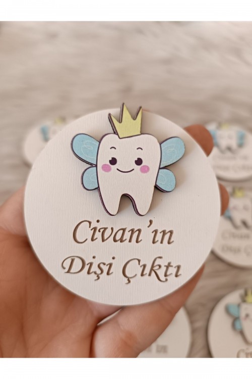 Diş Buğdayı Diş Partisi Yenidoğan Doğum Günü Magnet Hediyelikler(10 ADET)