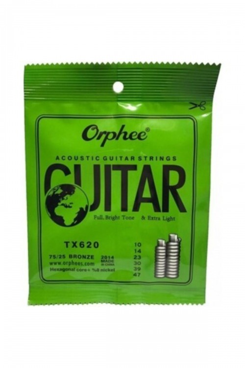Tx620 Model (10-47) Bronze Akustik Gitar Tel Seti-pena Hediyeli