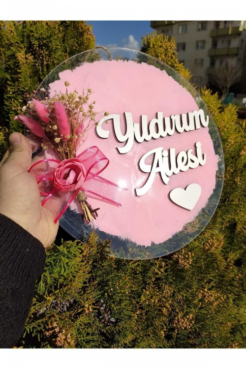 kapı süsü isme özel (30x30)