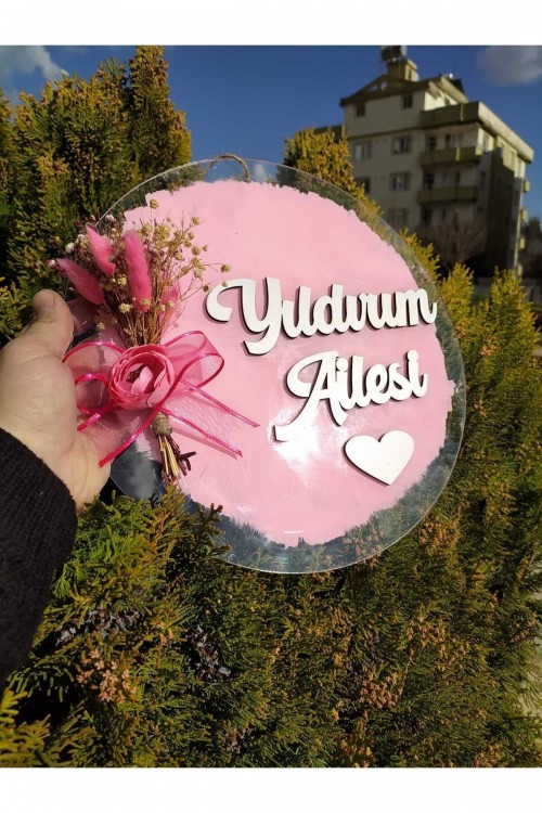 kapı süsü isme özel (30x30)