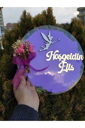 kapı süsü isme özel (perili 30x30 cm)