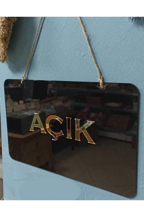 Mağaza Açık Kapalı Tabelası