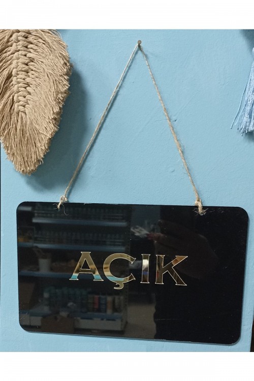 Mağaza Açık Kapalı Tabelası