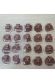 Kahverengi ayıcıklı boyalı pleksi bebek hediyelik magnet (20 adet) Kahverengi ayıcıklı boyalı pleksi bebek hediyelik magnet (20 adet)
