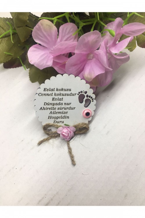 Ahşap Magnet Bebek Şekeri Bebek Hediyelik 25 Adet