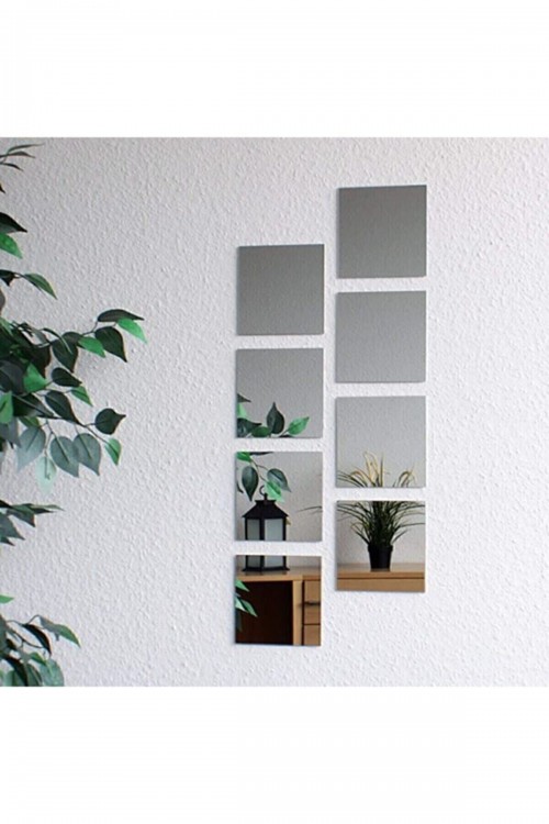 Dekoratif Pleksi Ayna (kendinden Yapışkanlı) 20x20 4 Adet