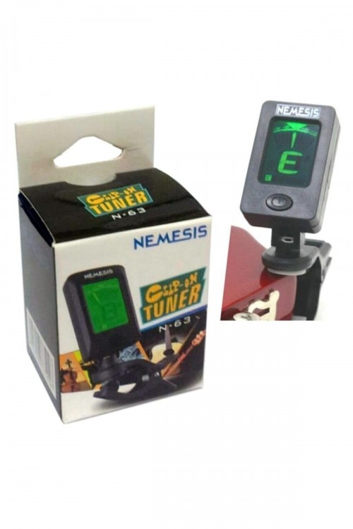 Akort Aleti Tuner N63 Mini - Akort Cihazı Bağlama Saz Gitar Keman