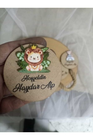 Figürlü Ahşap Bebek Magnet 20 Adet