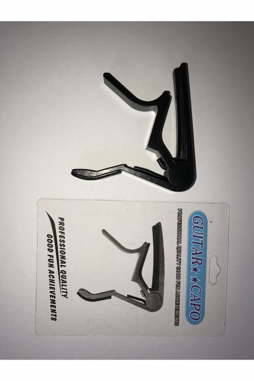 A010bk Kapo Mandal Tipi, Siyah Guıtar Capo