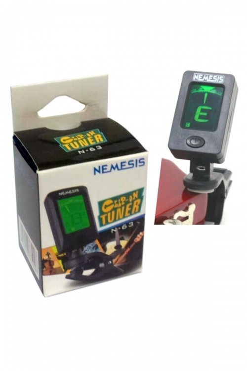 Akort Aleti Tuner N63 Mini - Akort Cihazı Bağlama Saz Gitar Keman