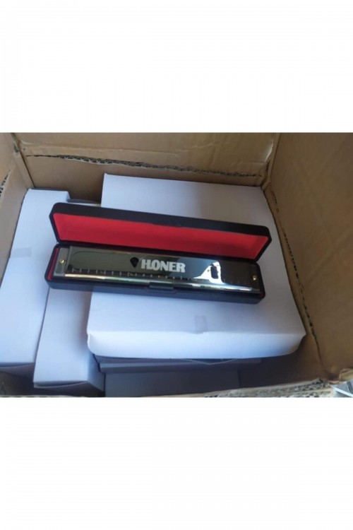 24c Metal Mızıka-özel Kutulu 24 Delik Chromatic Harmonika