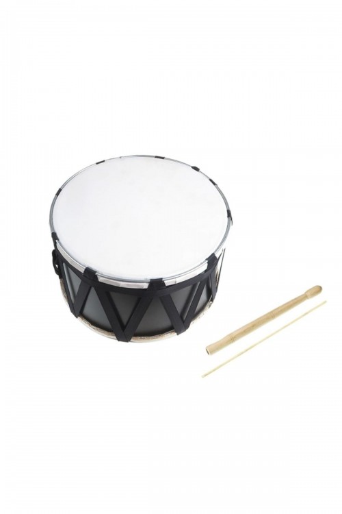 30 cm Gerçek Malzemeden Üretilmiş Kaliteli Çocuk Davulı-tokmak Ve Cubuk Dahil