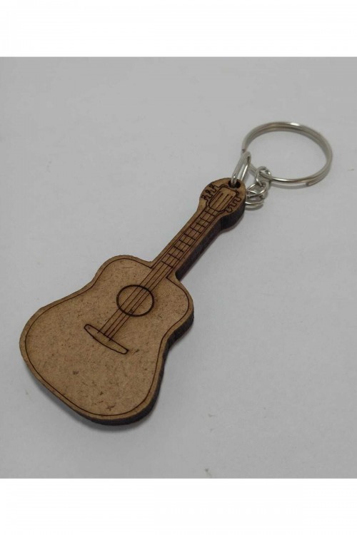 Gitar Standı Ahşap (klasik-akustik-elektro Gitar Standı) Gitar Anahtarlık Hediye