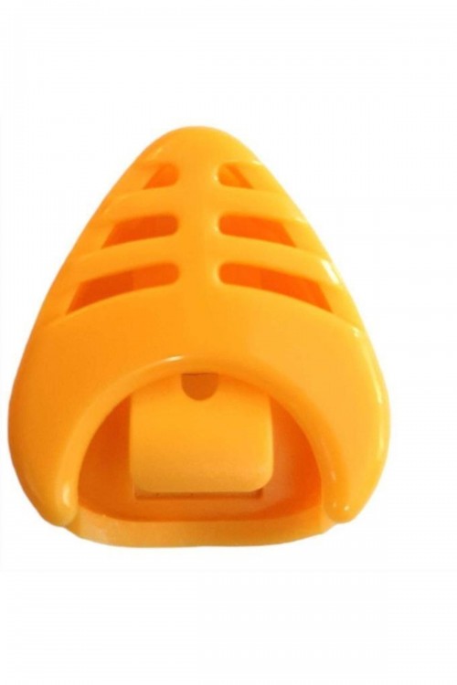 Kalp Şeklinde Pena Tutucu Sarı Pena Kabı ( Sarı Pena Kutusu ) Heart Shape Picks Holder Pena Şarjörü