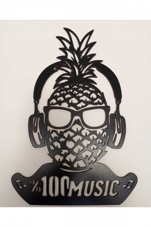 Müzik Tablosu %100 Music Tablo Duvar Tablosu %100 Music Yazılı Kulaklıklı Ananas Tablo Müzik Tablosu %100 Music Tablo Duvar Tablosu %100 Music Yazılı Kulaklıklı Ananas Tablo