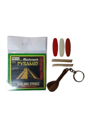 Saz Teli (orijjinal Piramit Saz Teli+2 Adet Eşik+3 Adet Erdal Erzincan Mızrap+anahtarlık Hediye)