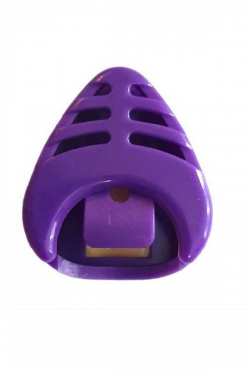 Kalp Şeklinde Pena Tutucu Mor Pena Kutusu Heart Shape Picks Holder Pena Şarjörü