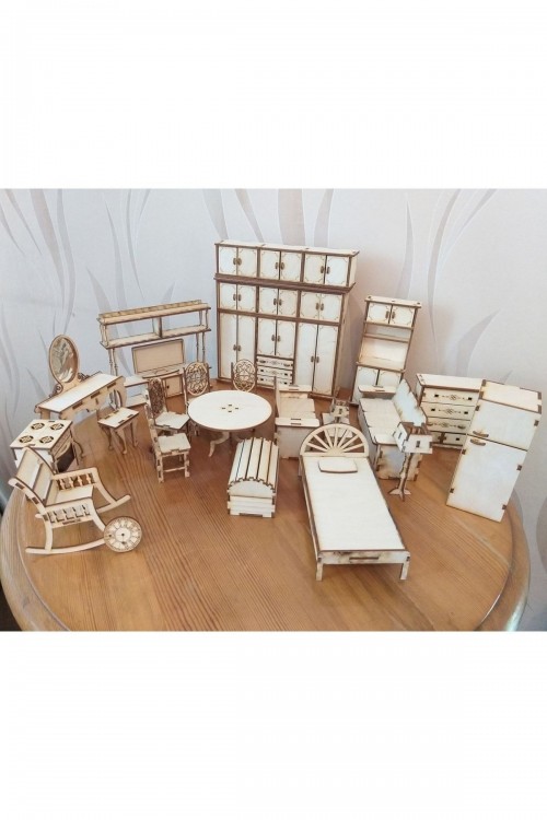 OYUNCAK AHŞAH KENDİN YAP MİNYATÜR MOBİLYA