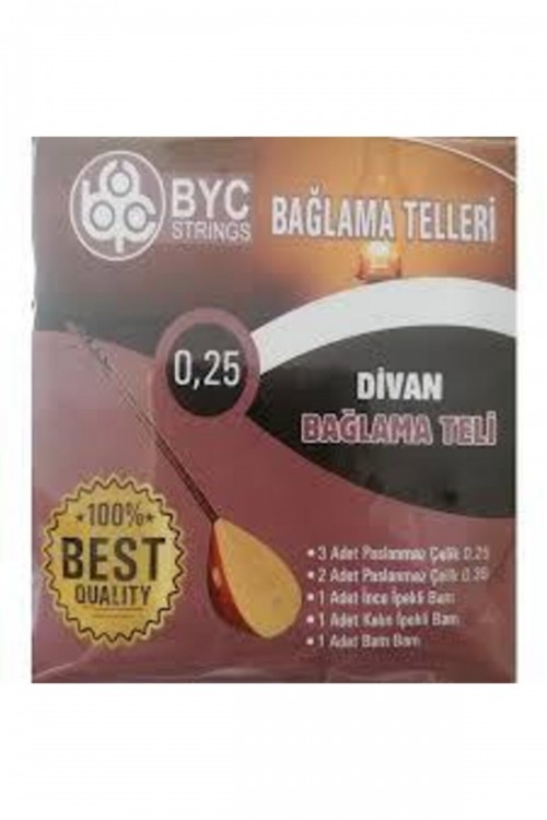 0,25 Saz Teli Divan