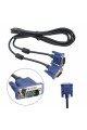 Vga Kablosu Ekran Lcd Monitör Projeksiyon Bağlantı Kablosu - Çift Filtreli - 1.5 Metre Vga Kablosu Ekran Lcd Monitör Projeksiyon Bağlantı Kablosu - Çift Filtreli - 1.5 Metre