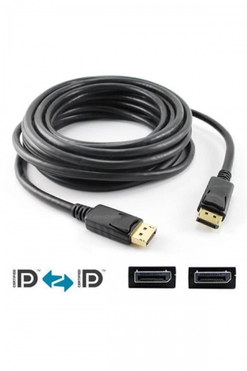 Displayport To Displayport Kablosu Display Port Dp Bağlantı 1.8m