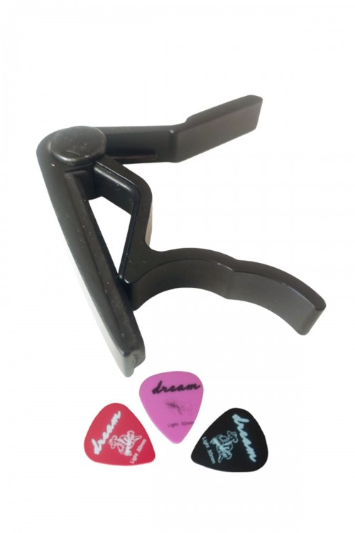 Gitar Ve Bağlama Için Kapo Metal