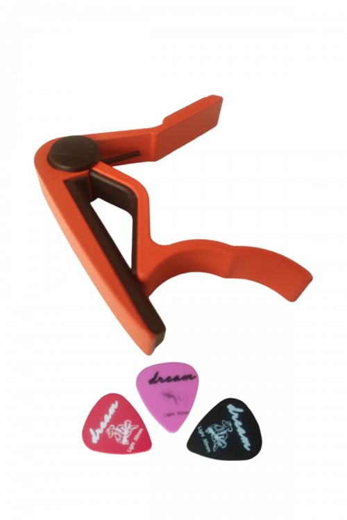 Gitar Ve Bağlama Için Kapo Metal