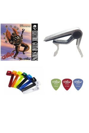 Gitar Teli + Kapo + Burgu Çevirici + Pena Seti