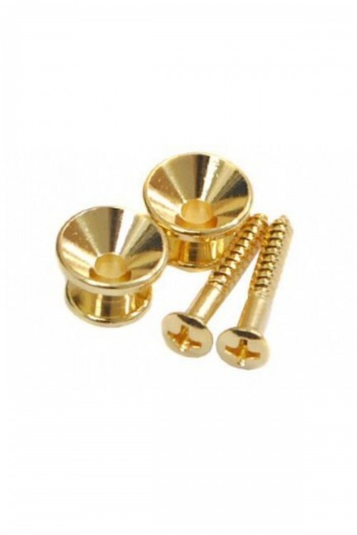 Gold Renk 2 Adet Gitar Kemer Takma Askı Pimi